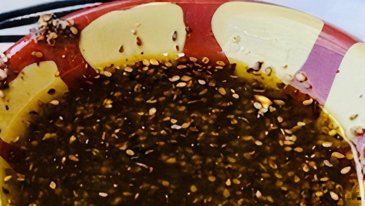 Olive Oil & Zaatar.