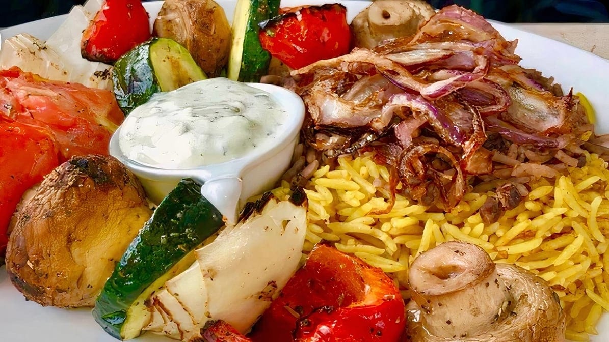 Grilled Vegetable Plate.