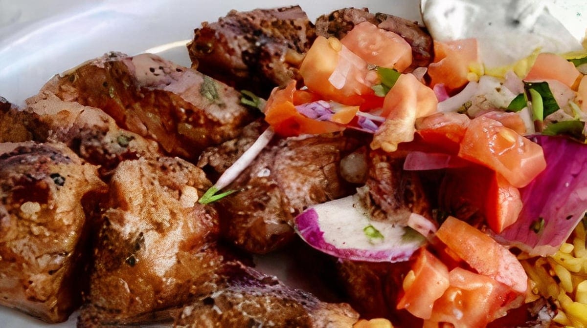 Lamb Shish Kabob.