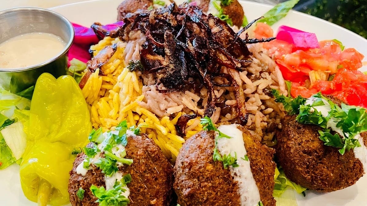 Lebanese Falafel Plate.